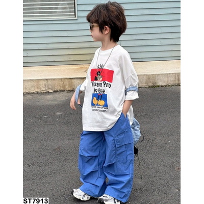 ST7913 SÉT ÁO MICKEY MIX QUẦN GIÓ COBAN AFTE