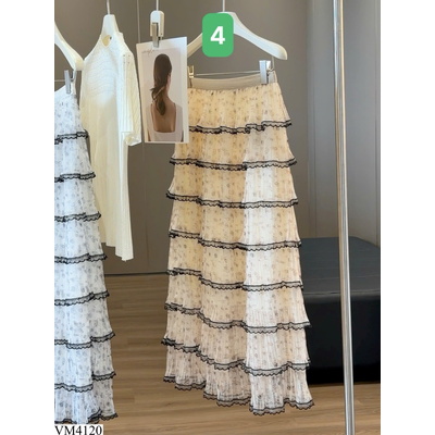VM4120 CHÂN VÁY DÀI TẦNG XINH ANNA