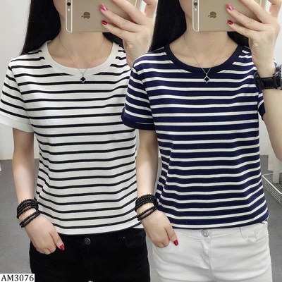 AM3076 ÁO THUN SỌC NGANG BASIC