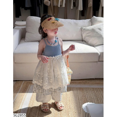 SG2855 ĐẦM 2 DÂY PHỐI REN