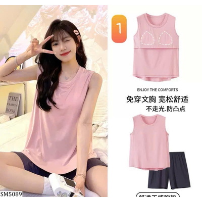 SM5089 BỘ SÁT NÁCH MẶC NHÀ KÈM BRA