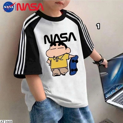 AT1668 ÁO BÉ TRAI NASA HÌNH CU SHIN