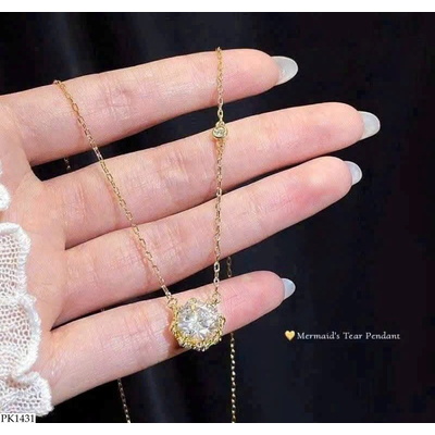 PK1431 VÒNG CỔ MẶT ĐÁ BLING