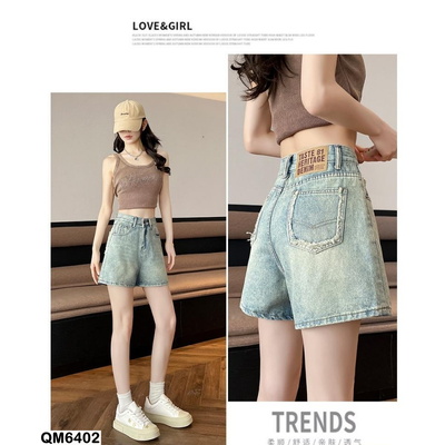 QM6402 SHORT JEANS TÚI RÁCH CẠP CAO