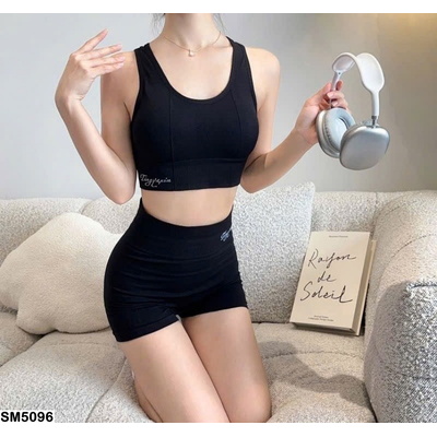 SM5096 SET ĐỒ TẬP GYM NỮ CO GIÃN ÔM DÁNG CỰC CHUẨN