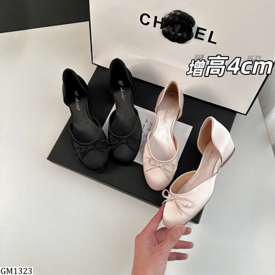 GM1323  GIÀY BÚP BÊ SATIN NƠ XINH
