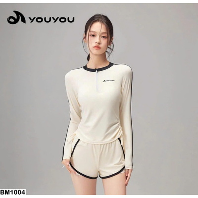 BM1004 SET BƠI DÀI TAY QUẦN SHORT
