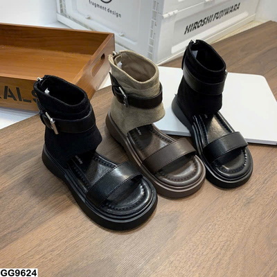 GG9624 SANDAL DÁNG BOOST CHO BÉ GÁI
