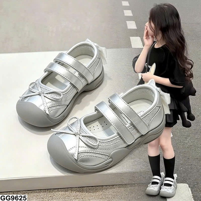 GG9625 GIÀY BÚP BÊ ĐÍNH NƠ QUAI DÁN CHO BÉ