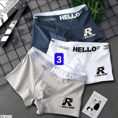 DL4223 SET 3 QUẦN BOXER NAM THUN LẠNH CO GIÃN