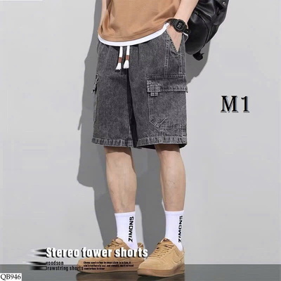 QB946 QUẦN SHORT JEAN TÚI HỘP CHO NAM