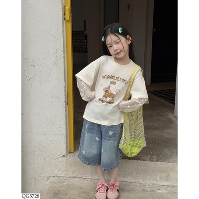 QG5728 QUẦN JEANS LỠ NGÔI SAO AMBB