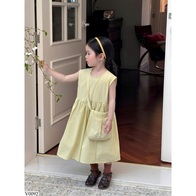 V0092 VÁY SÁT NÁCH DÁNG RỘNG