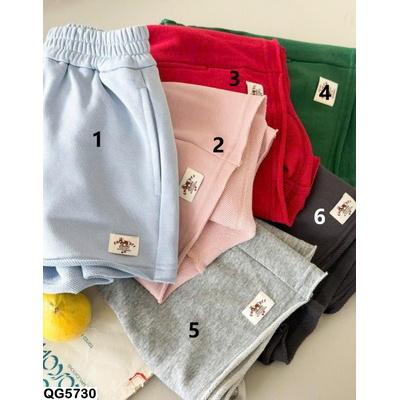 QG5730 SHORT DA CÁ KO VIỀN GẤU AMBB