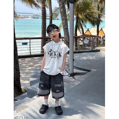 AT1713 ÁO POLO TANKTOP MICKEY FANSHU