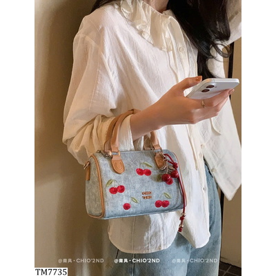 TM7735 TÚI XÁCH NỮ THÊU CHERRY CHIO2ND