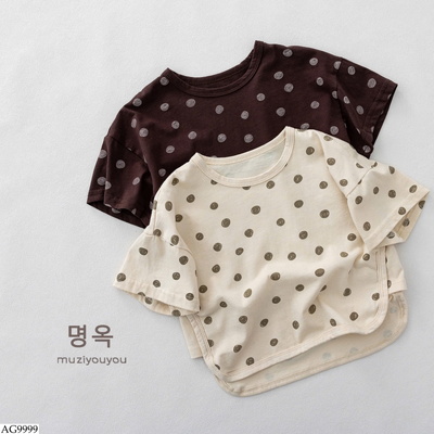 AG9999 ÁO THUN CHẤM BI CHO BG