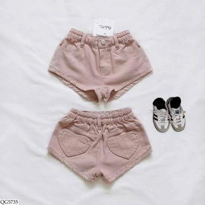 QG5735 QUẦN SHORT CHO BÉ GÁI