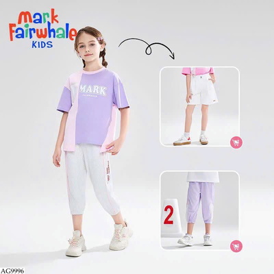 AG9996 ÁO THUN BÉ GÁI MARK FAIRWHALE KIDS