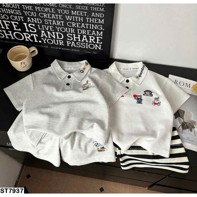 ST7937 SET BỘ THÊU GẤU CHO BÉ TRAI