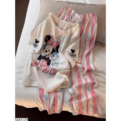 SM5129 SET BỘ MẶC NHÀ MINNIE NỮ