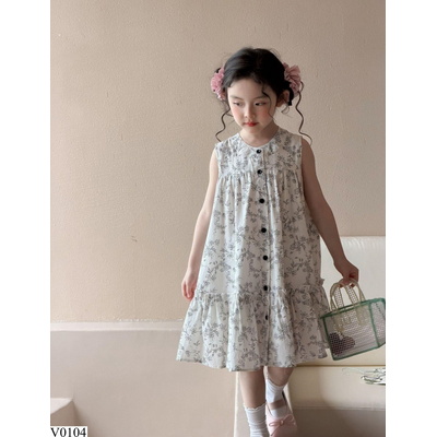 V0104 VÁY BABYDOLL HOA NHÍ