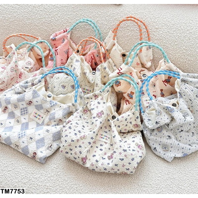 TM7753 TÚI TOTE VẢI HOẠT HÌNH KUTE