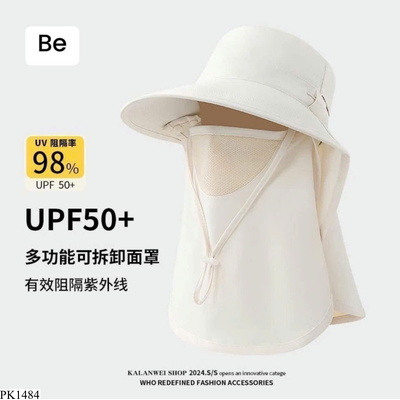 PK1484 MŨ KÈM KHẨU TRANG CHỐNG NẮNG