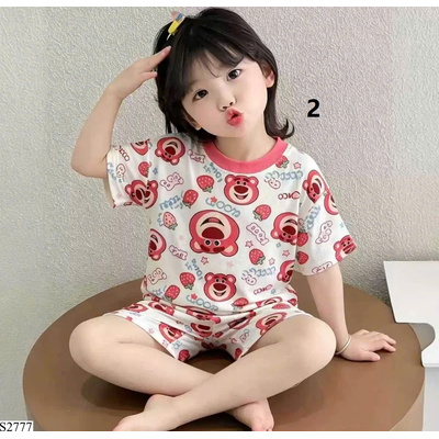 S2777 BỘ MẶC NHÀ MỀM MÁT CHO BÉ