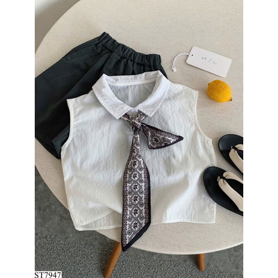 ST7947 SET ÁO SÁT NÁCH VÀ QUẦN SHORT BÉ TRAI