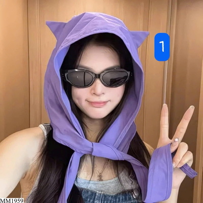 MM1959 MŨ CHỖNG NẮNG TAI MÈO
