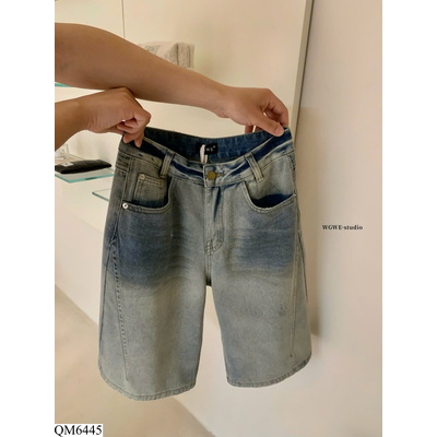 QM6445 QUẦN SHORT JEAN LOANG MÀU W.G.W.E