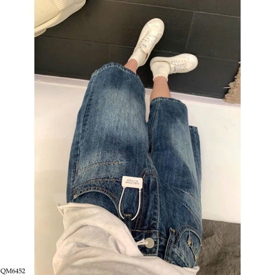 QM6452 QUẦN SHORT JEAN LỬNG