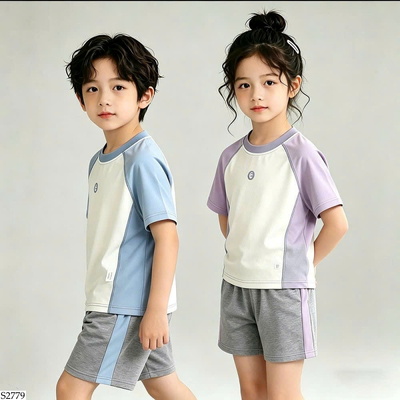 S2779 BỘ SHORT PHỐI MÀU CHO BÉ