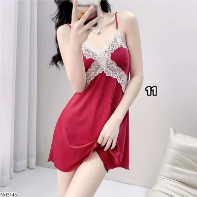SM5148 BỘ, VÁY NGỦ 2 DÂY CHO NỮ 
