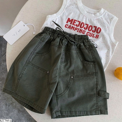 ST7951 SET ÁO BA LỖ CHỮ MEJOJOJO QUẨN RÚT DÂY