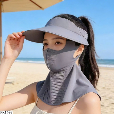 PK1493 SET MŨ+KHẨU TRANG CHỐNG NẮNG XUẤT NHẬT GALOUU