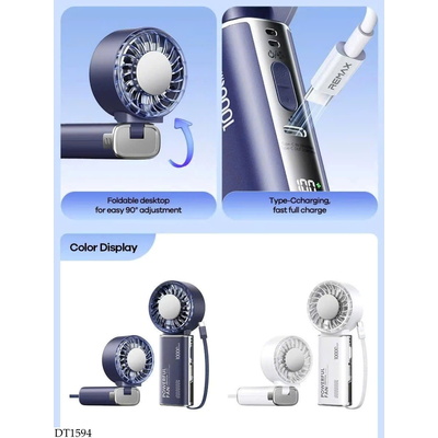 DT1594 QUẠT CẦM TAY KIÊM PIN DỰ PHÒNG