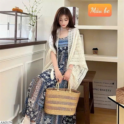 AM3179 ÁO CHOÀNG DỆT KIM CHO NỮ