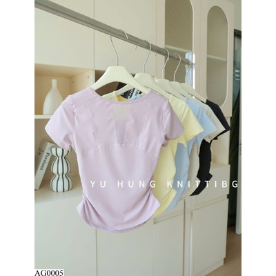 AG0005 ÁO TẬP RÚT EO 2 BÊN