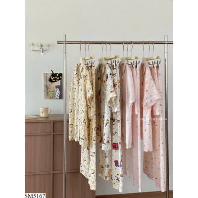 SM5167 BỘ PYJAMA 3 CHI TIẾT CHO NỮ