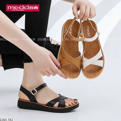 GM1382 SANDAL QUAI CHÉO BASIC MEDD