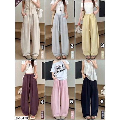 QM6470 QUẦN ĐŨI ỐNG RỘNG CHUẨN VIBE MÙA HÈ