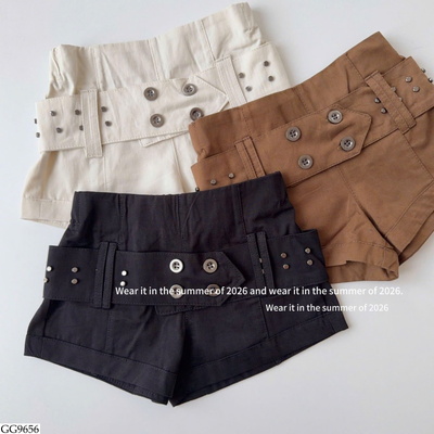 GG9656 QUẦN SHORT CÓ THẮT LƯNG CHO BÉ