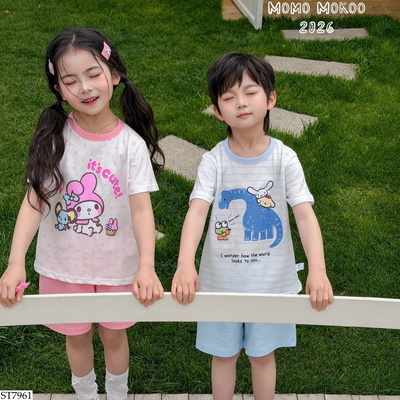 ST7961 BỘ QUẦN ÁO NGẮN TAY CHO TRẺ