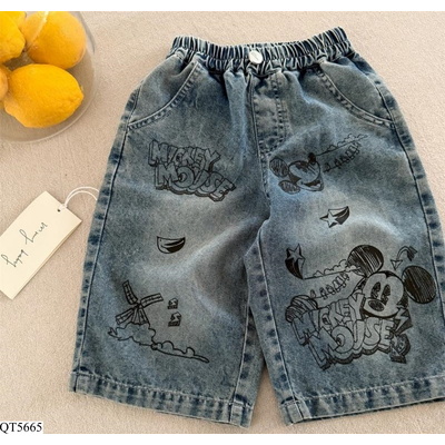 QT5665 QUẦN JEANS LỠ MICKEY MMY