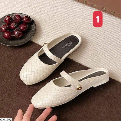 GM1392 GIÀY SỤC BÚP BÊ QUAI GÀI DẬP VÂN