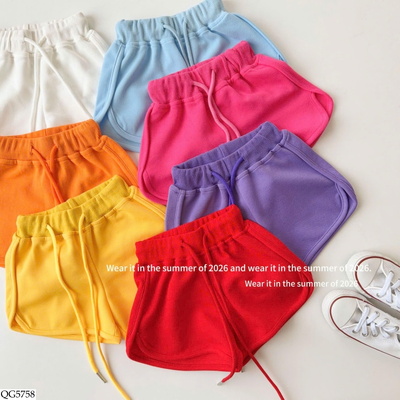 QG5758 QUẦN SHORT THỂ THAO CẠP CHUN T&QKIDS