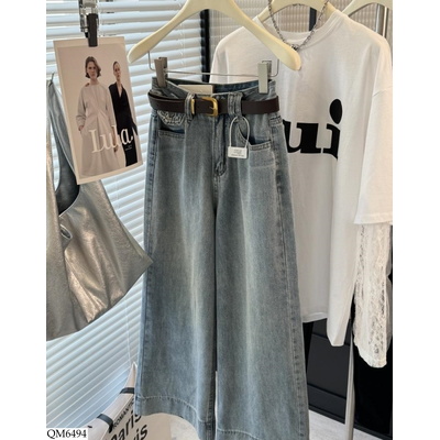 QM6494 QUẦN JEANS SUÔNG ANNA