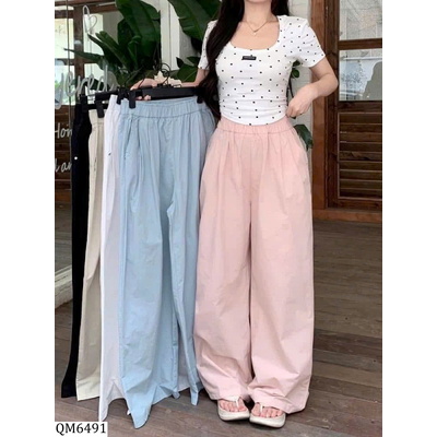 QM6491 QUẦN SUÔNG VẢI NỮ